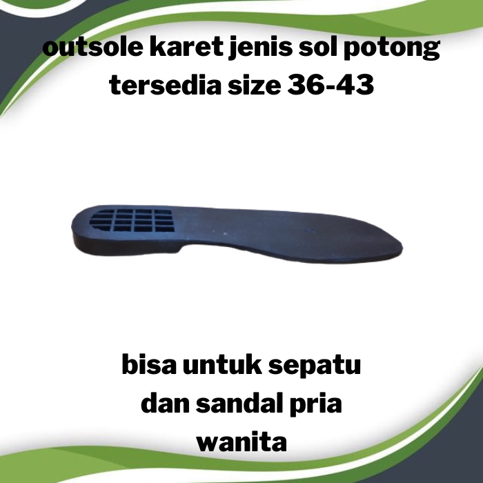 Sol Karet Sepatu Pria Wanita - Outsole Alas Sepatu Vibram Karet Potong - Outsole Alas Sepatu Casual Wanita - Outsole Sepatu Jenis Sol Potong