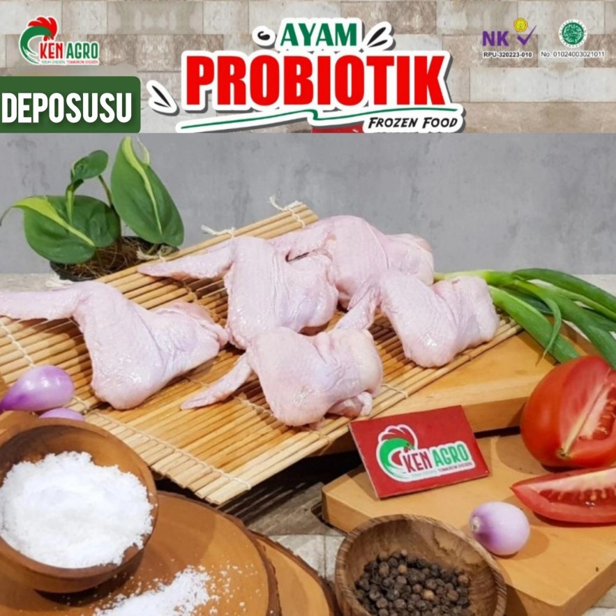 

KEN AGRO-PROBIOTIC CHICKEN | Ayam Probiotik +-1kg Chicken Wings| SAYAP