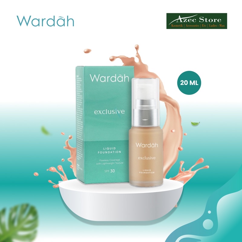 Jual Wardah Exclusive Liquid Foundation SPF 30 20ml Indonesia|Shopee
