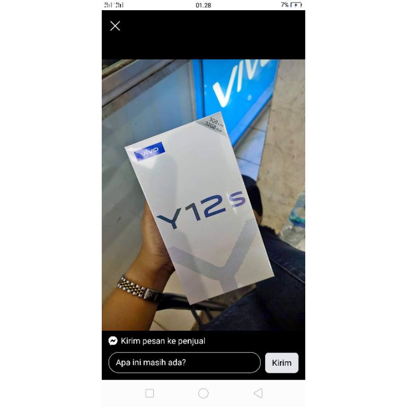 VIVO Y12S 3/32 KONDISI BARU,GARANSI RESMI