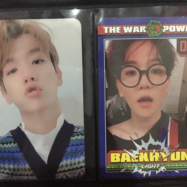 Photocard Baekhyun (Power, Universe)