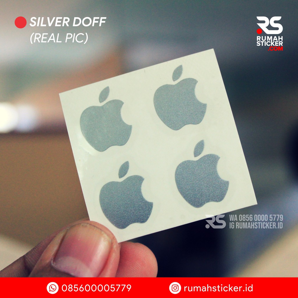 Sticker Stiker Cutting Logo Iphone Aksesoris Universal Semua Hp