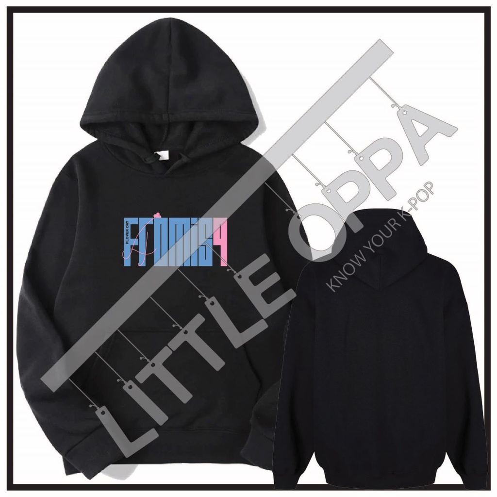 JACKET HOODIE KPOP FROMIS_9 4TH ANNIVERSARY FLOVER LOGO HOODIE UNISEX