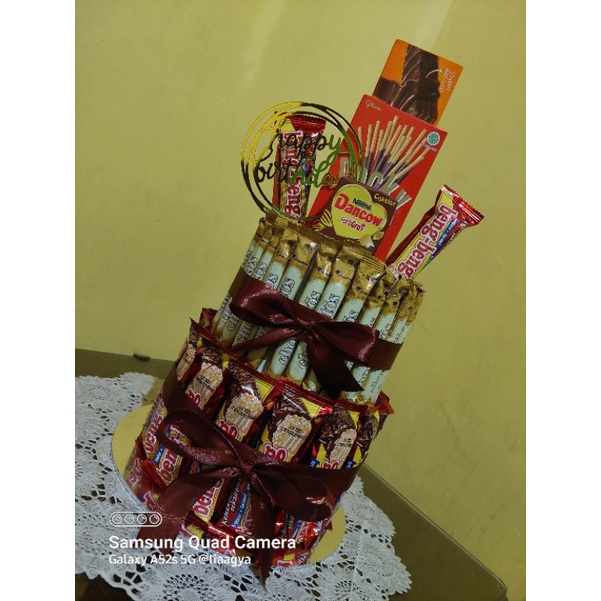 

TOWER SNACK / HADIAH ULTAH MURAH / HADIAH ULANG TAHUN / HADIAH COKELAT MURAH / HADIAH ANAK