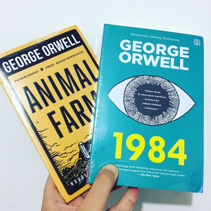 

DISKON SPESIAL PAKET NOVEL ANIMAL FARM DAN 1984 BY GEORGE ORWELL TERBARU
