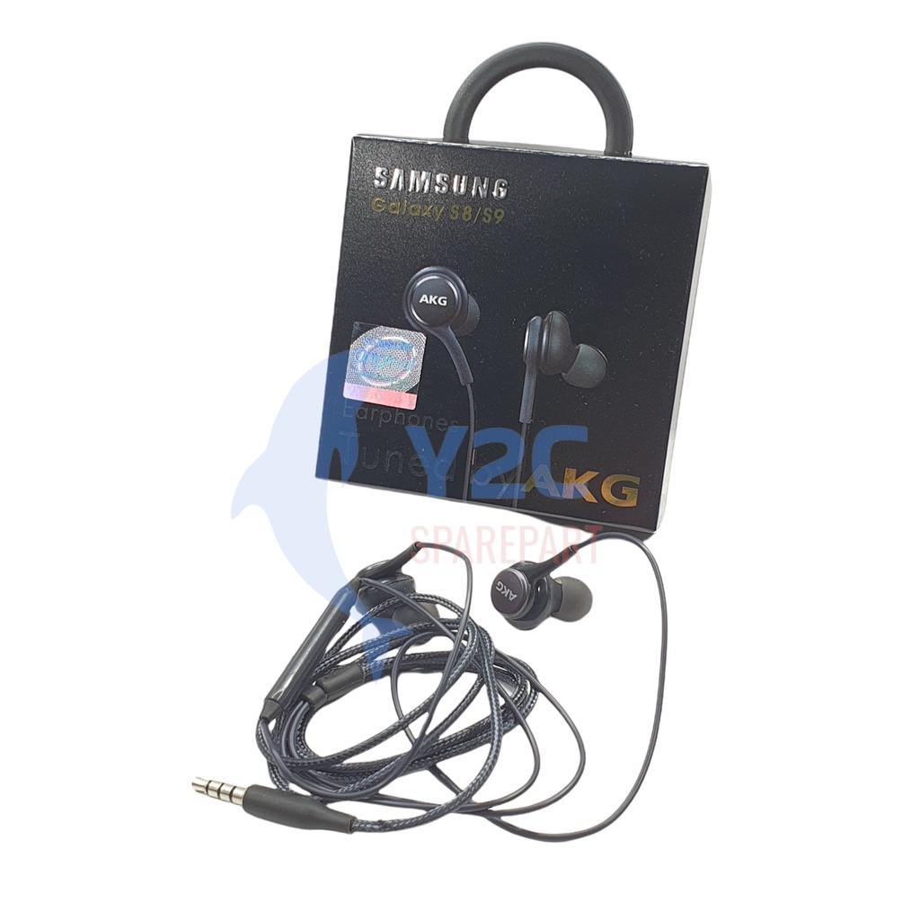 HANDSFREE SAMSUNG S8 BY AKG HEADSET EARPHONE MEGA BASS STEREO HESET HEADPHONNE IN EAR ORIGINAL MURAH