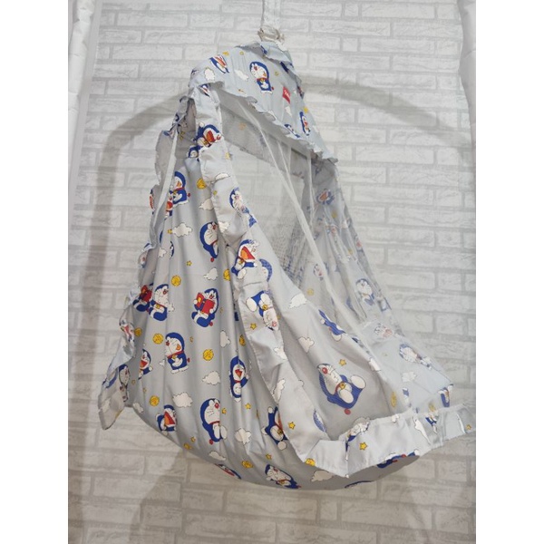 Ayunan Kelambu Set Bayi Kelambu Motif Plus Kasur [Belum Termasuk Per,  Hanger Dan tiang]