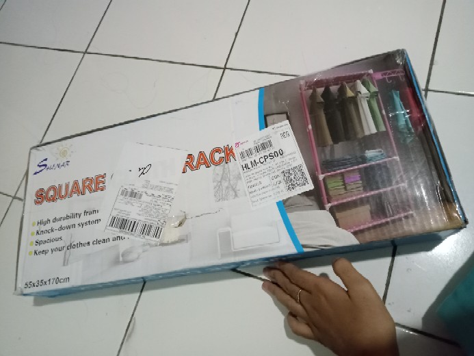 Gantungan Suling Tempel Di Tembok / Fitting Wall 10 Mata Ukuran 35 Cm /gantungan Baju / Square Cloth