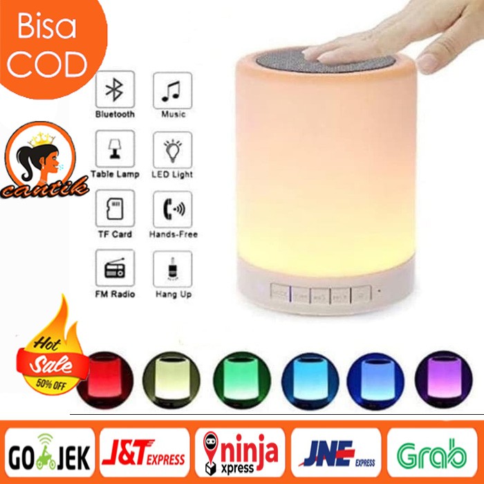 SPEAKER BLUETOOTH M9 / SPEAKER BLUETOOTH CL-671 LAMPU TIDUR SMART TOUCH PORTABLE LAMP