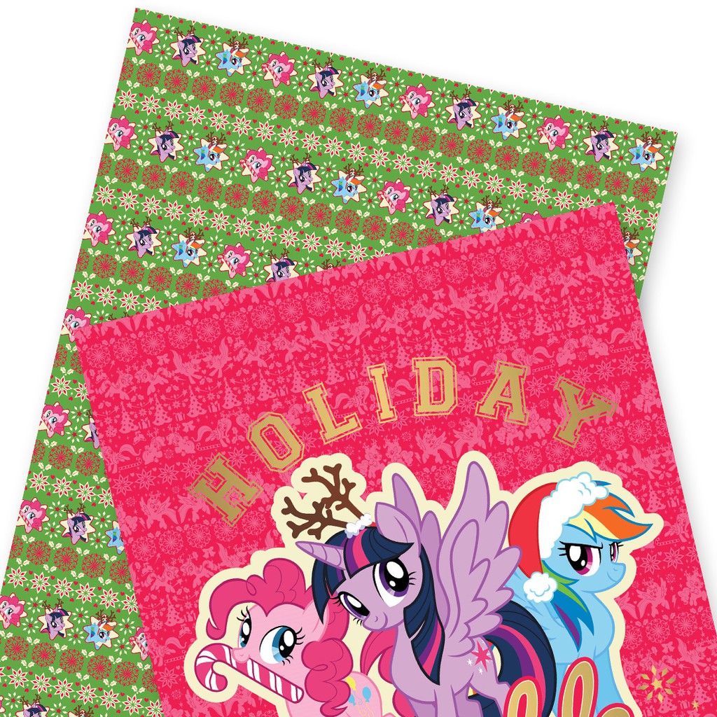 

SOMETHING SWEET CARDS | KERTAS KADO NATAL | WRAPPING PAPER CHRISTMAS | MY LITTLE PONY |WP4964-MLP055