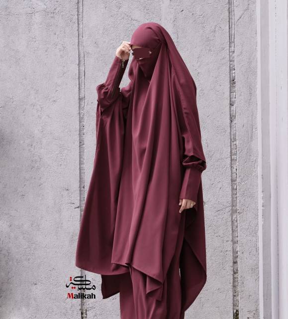 Set abaya+french khimar kareema by malikah