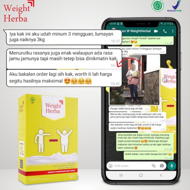 

ア WEIGHT HERBA - Susu Penggemuk Dan Penambah Berat Badan Asli 100% Susu Kambing Ettawa Berkualitas