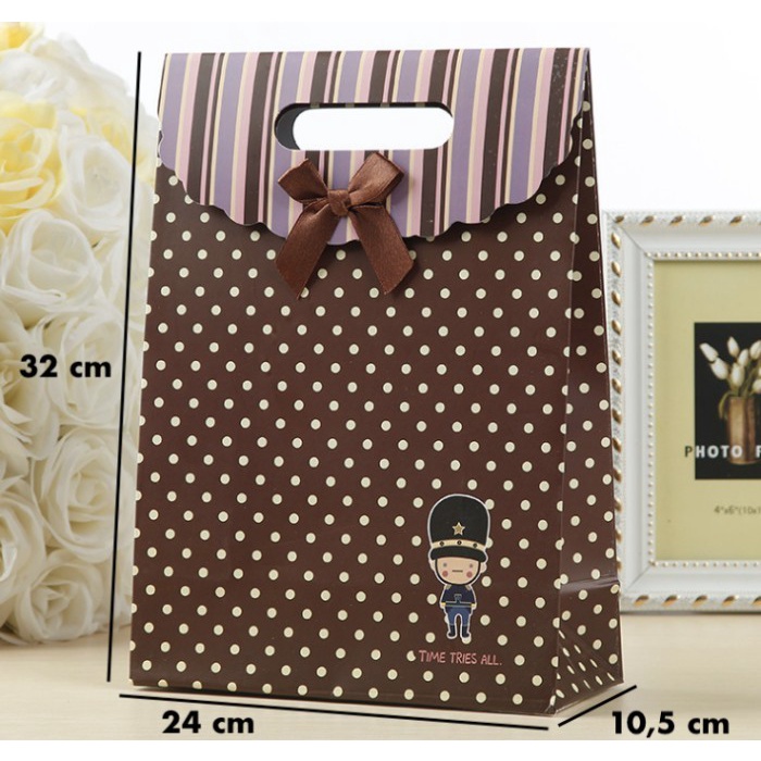 

READY COD paperbag pita LDN kantong paperbag baju, paperbag hadiah serbaguna TERLARIS