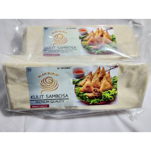 

Kulit sambosa / kulit samosa . Isi 65 lembar