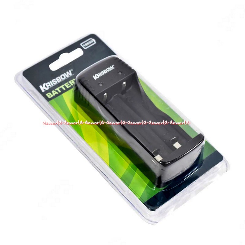 Krisbow Battery Charger Alat Cas Baterai Universal Charger Batrai Tempat Chas Kris Bow Batery