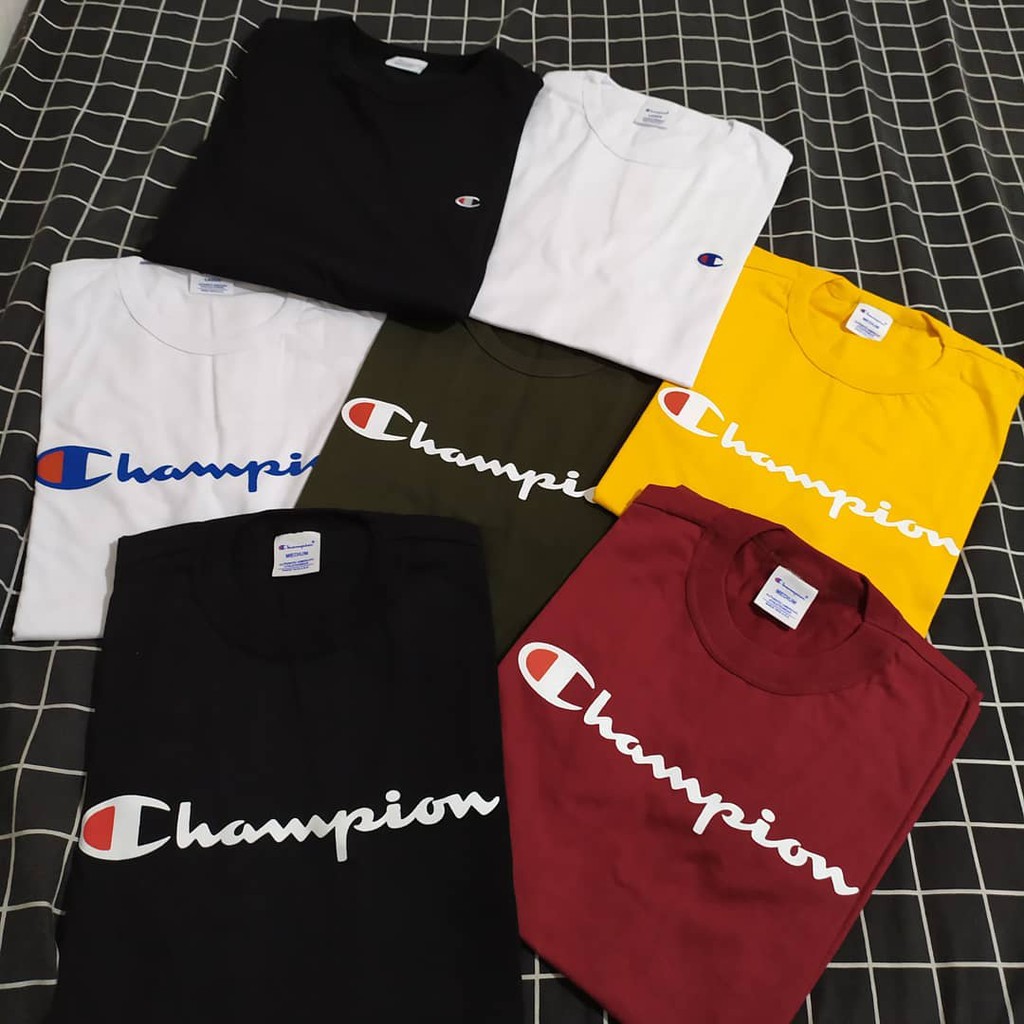 KAOS CHAMPION ORIGINAL - TSHIRT CHAMPION SCRIPT ORIGINAL - TSHIRT CHAMPION SCRIPT ORIGINAL JAPAN