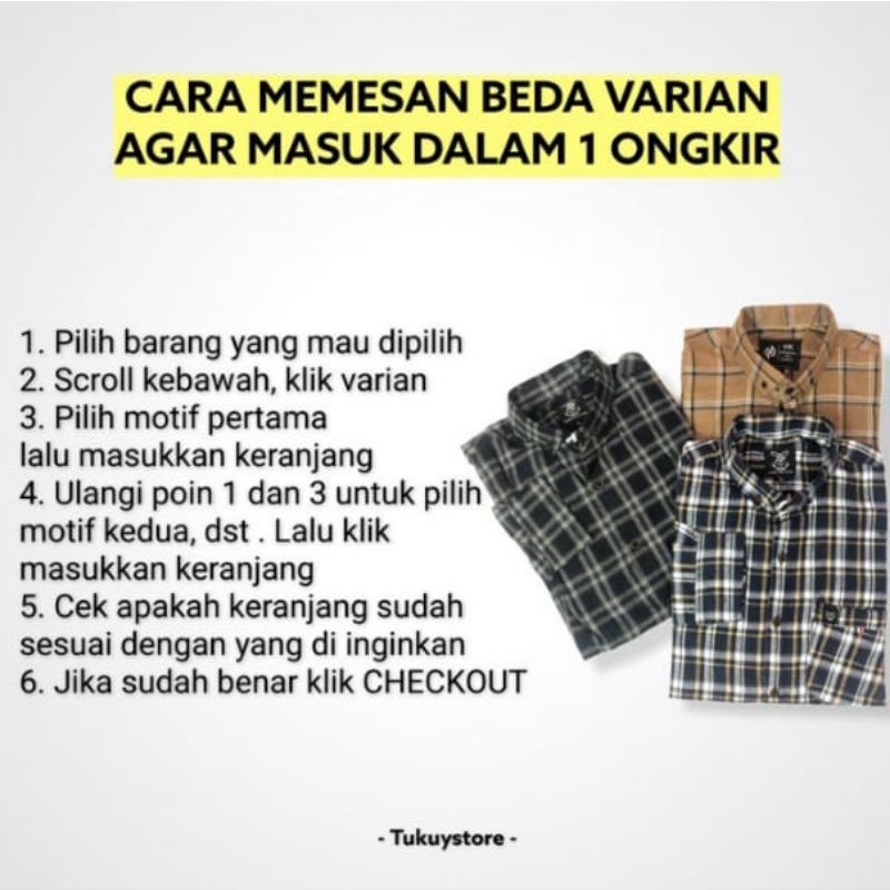 KEMEJA FLANEL LENGAN PENDEK PRIA PREMIUM ( BEST SELLER! ) - KEMEJA PRIA LENGAN PENDEK