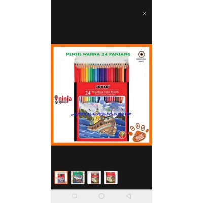 

PENSIL WARNA JOYKO 24 WARNA