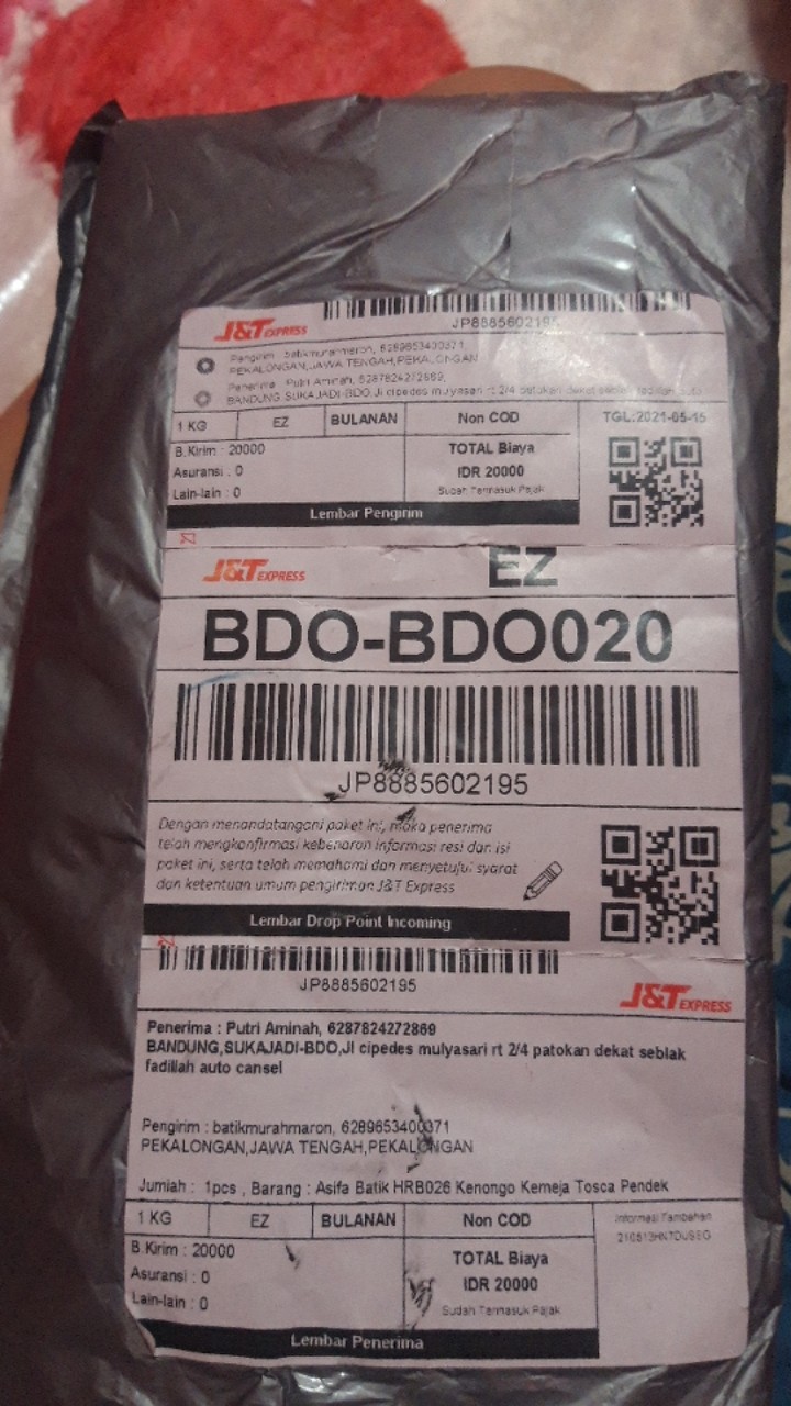 Asifa Batik Hrb026 Kenongo Kemeja Tosca Pendek Pekalongan Padi M L Xl Sogan Tulis Halus Kemeja Batik
