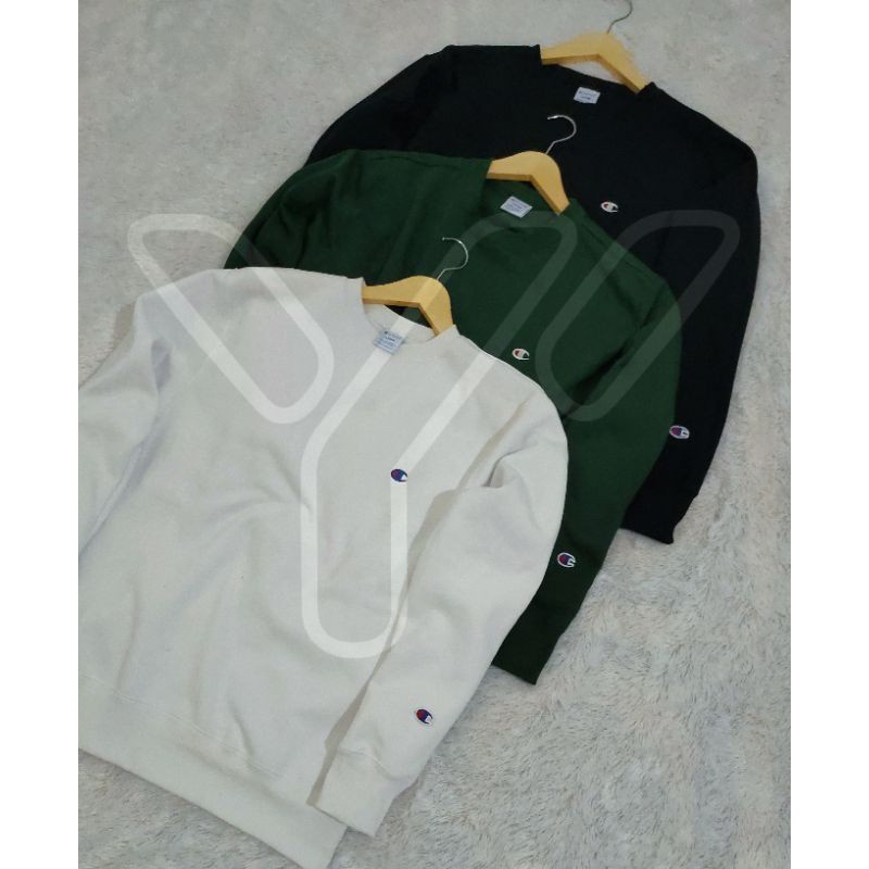 SWEATER CHAMPION CREWNECK CHAMPION BASIC  SISA EKSPOR ( UNISEX )