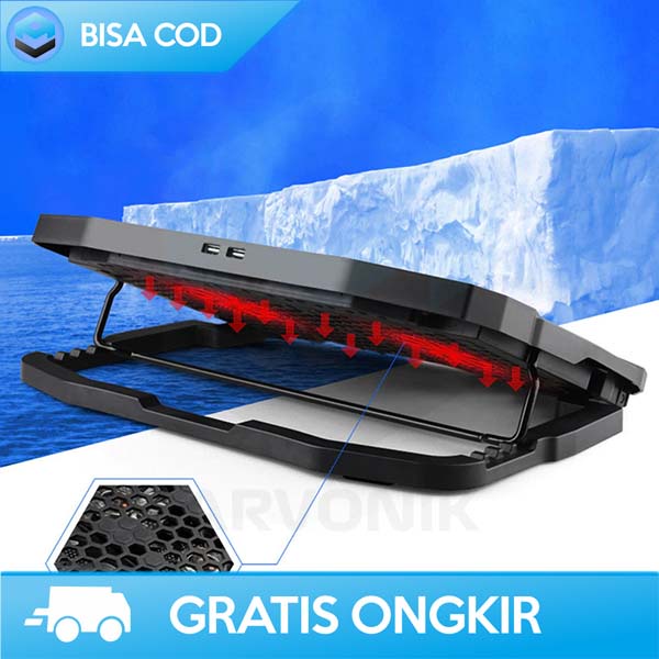 COOLING FAN FOR NOTEBOOK ULTRA THIN RADIATOR COOLER PAD NAJU DC5V S18