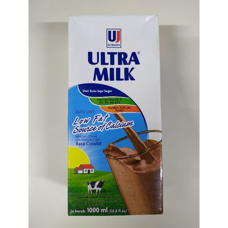 

Ultra Milk UHT Low Fat Calcium Cocolate 1liter