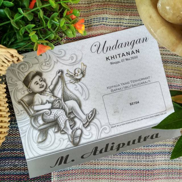 Ceta undangan pernikahan murah ERBA 88164