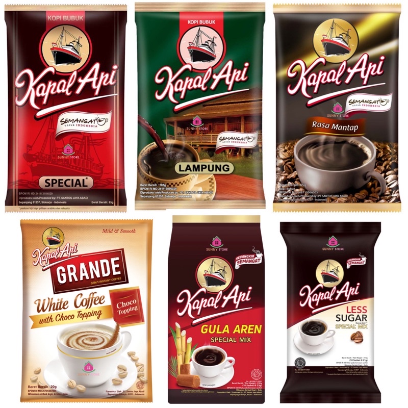 Jual Kopi Kapal Api Special Merah Kopi Lampung Rasa Mantap Gula Aren