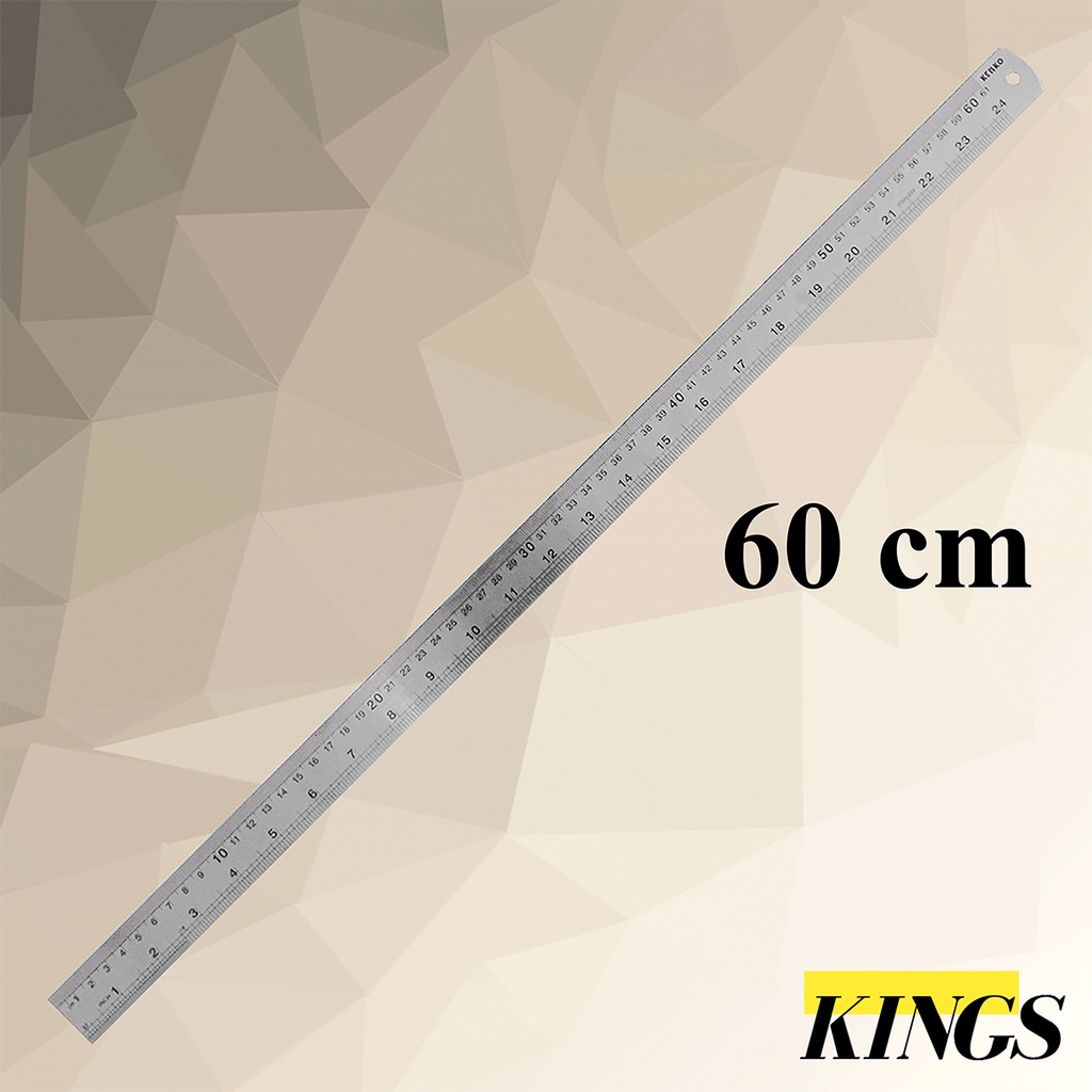 

Kenko Stainless Steel Ruler / Penggaris Besi 60 cm