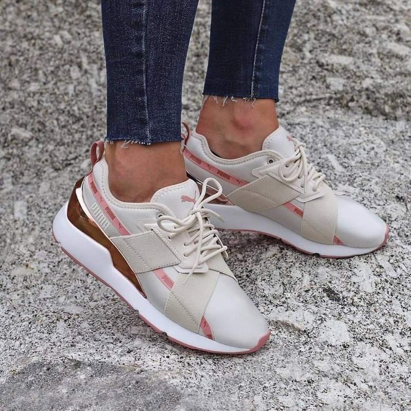 SEPATU WANITA PUMA ROSE GOLD / SEPATU PUMA MUSE X2 PINK / SEPATU PUMA X2 / SEPATU CEWEK PUMA