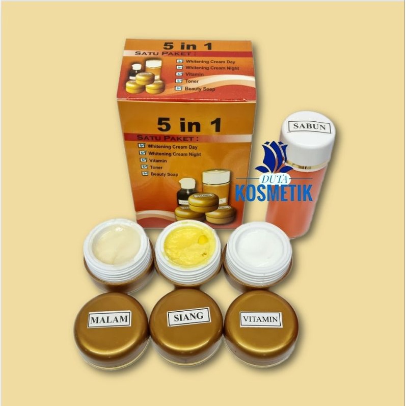 PAKET CREAM HN GOLD SERIES 5in1