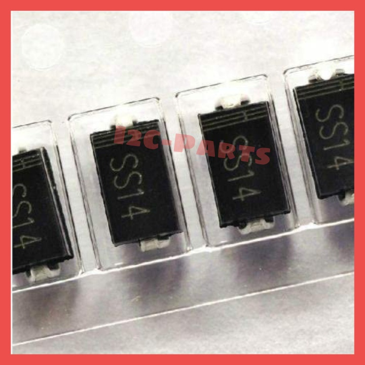 DIODA SS14 SMD 1A 1N5819 SMA DO-214AC SCHOTTKY BARRIER RECTIFIER SR140