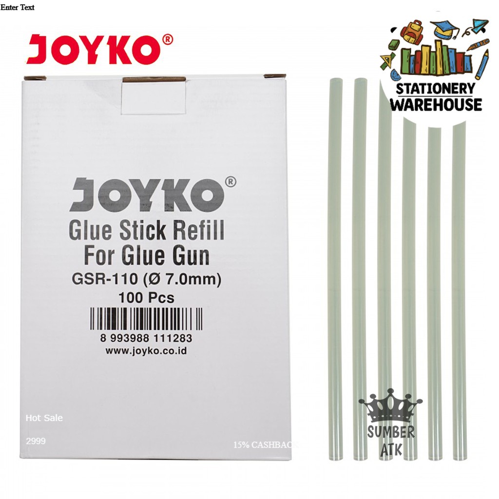 

Glue Stick Refill Lem Bakar Isi Lem Tembak Joyko GSR-110