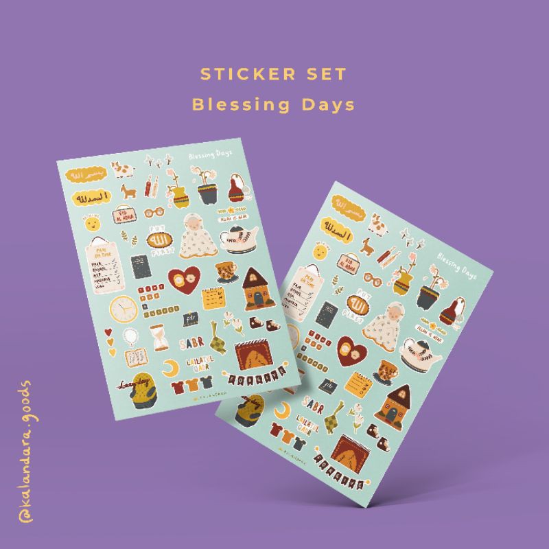 

sticker set blessing days by Kalandara