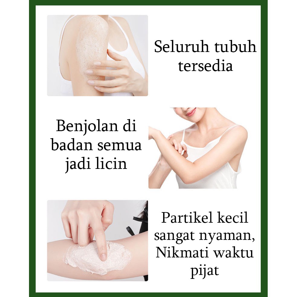 【Barang ready】scrub pengelupasan kulit  niacinamide scrub body dan butt eksfoliasi mengeksfoliasi lulur tubuh whitening scrub pemutih body pengelupasan kulit mati meningkatkan kulit halus pemutih kulit