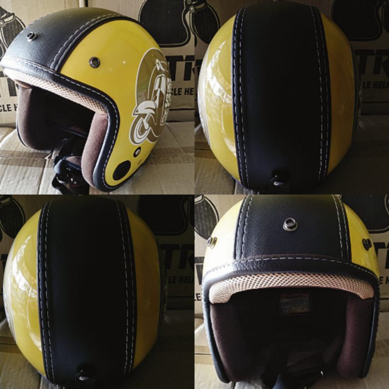 promo helm bogo semi kulit ORI 100% DAG