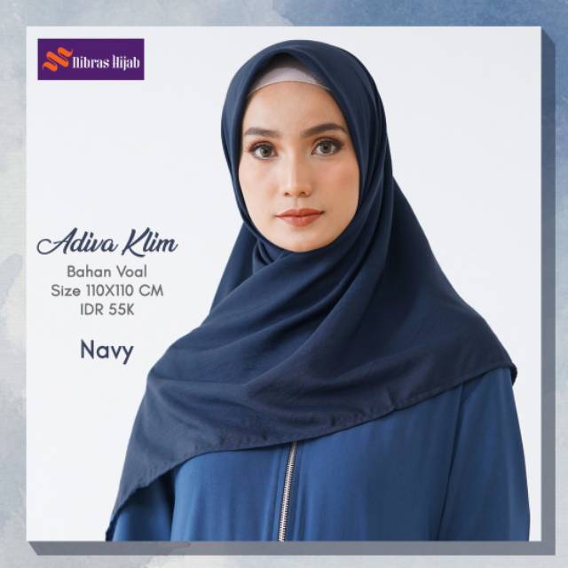 HIJAB SEGIEMPAT ADIVA KLIM || NIBRAS HIJAB