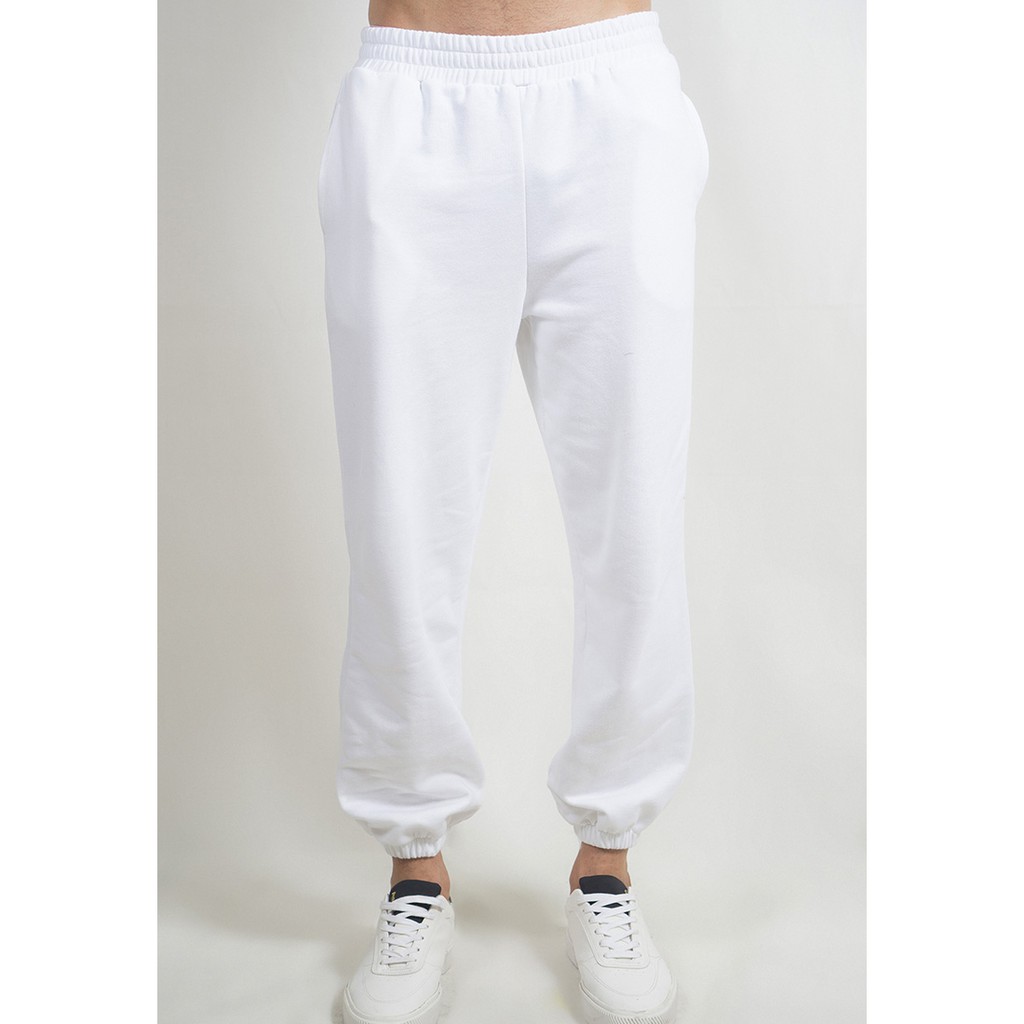OCWA MEN SWEATPANTS BASIC WHITE