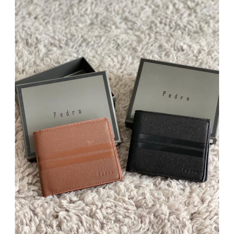 Wallet Hitam | Men Wallet | Pedro Man Wallet | Branded | P346