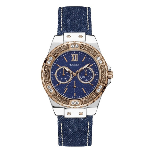 GUESS W0775L10 Silver Biru