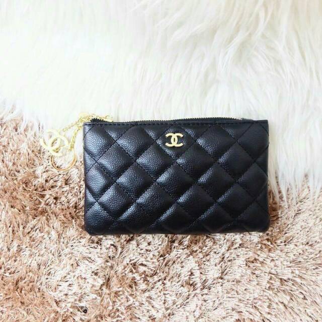 TAS HAND BAG CHANEL MINI CAVIAR POUCH 888 VS N