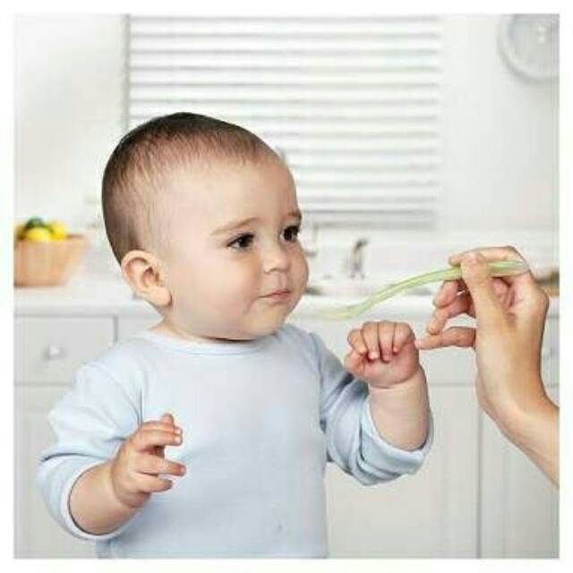 2pk silicone infant spoon