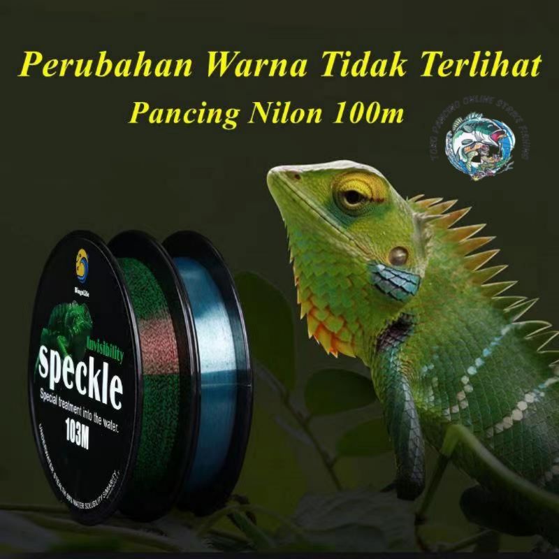 SENAR PANCING SPECKLE SAMAR,KUAT DAN TIDAK MUDAH KERITING