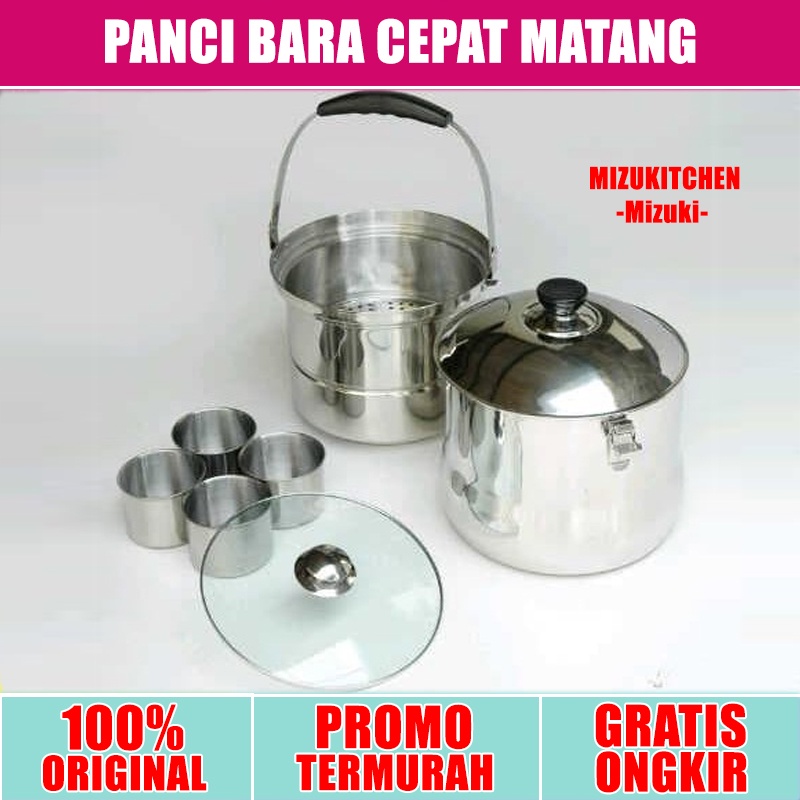 PANCI IZZY COOK EUROPA POT/PRIMA COOK PANCI BARA HEMAT GAS Europa pot ( ALAT MASAK CEPAT MATANG TERMURAH )