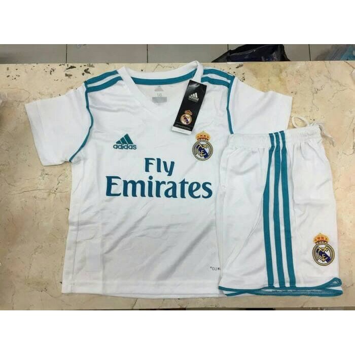 Terbaru JERSEY REAL MADRID HOME KIDS 2017 2018 GRADE ORI