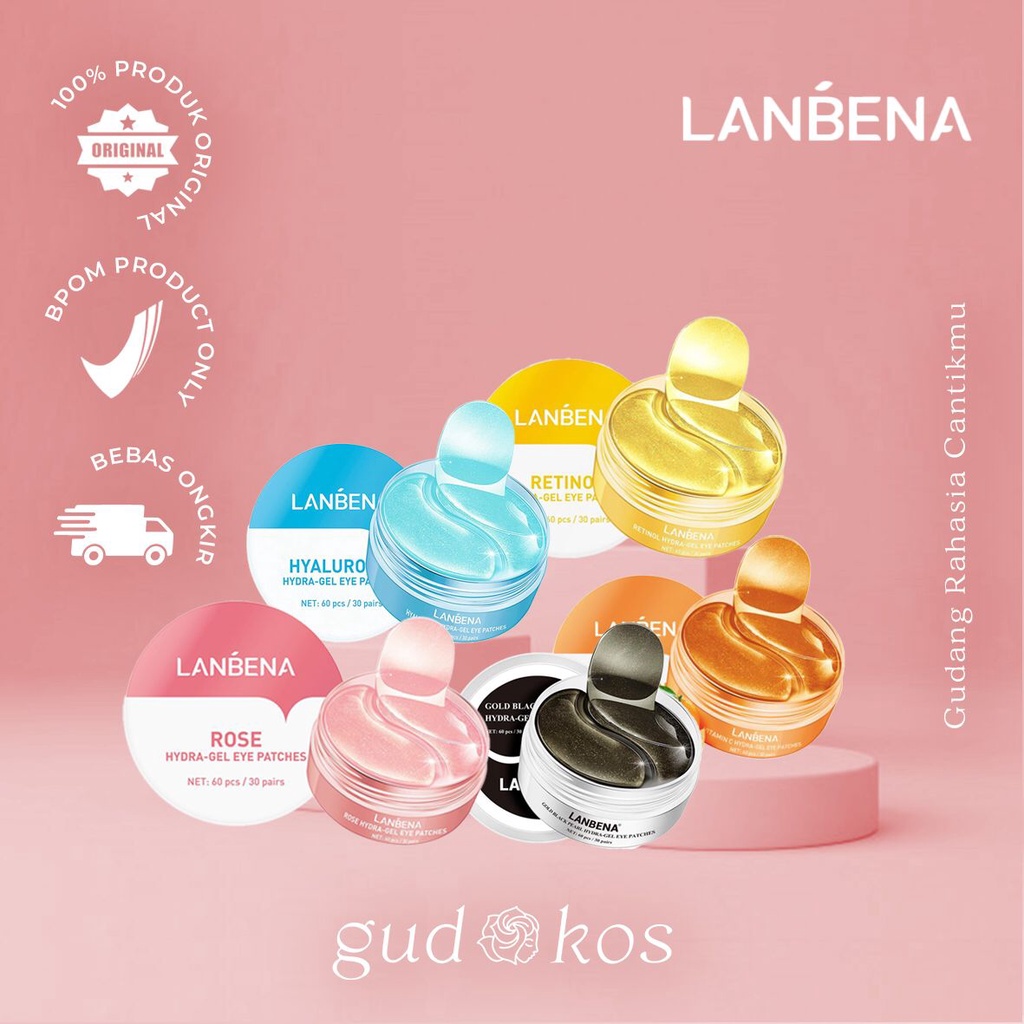 LANBENA Eye Mask Masker Mata Panda Glowing Kolagen Skincare Wajah Serum Gel Patches