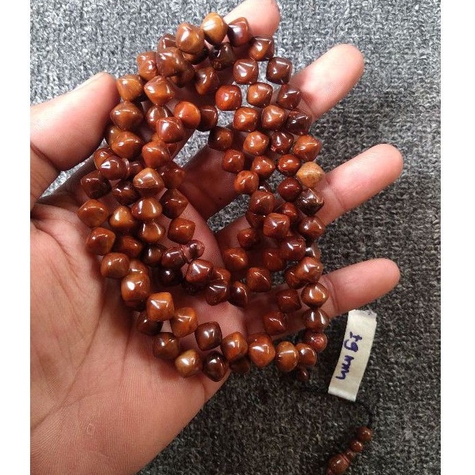 tasbih kokka wajik  ± 9 mm ( 9mm ) 99 butir