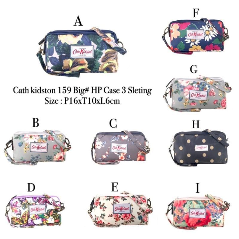 [ COD ] Tas selempang wanita 159 CK Tas hp case 3 resleting