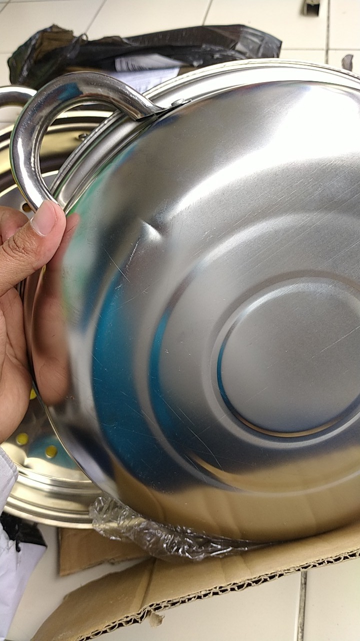 Dandang Steamer Panci Kukus Susun Stainless Steel Double Pan Serbaguna Alat Masak Dapur Dimsum Rumah