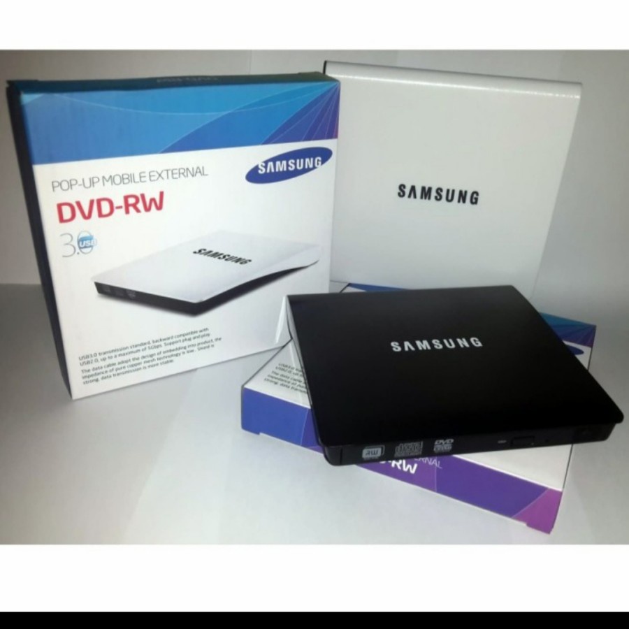 DVD RW External Slim Portable Optical Drive - LG / Samsung